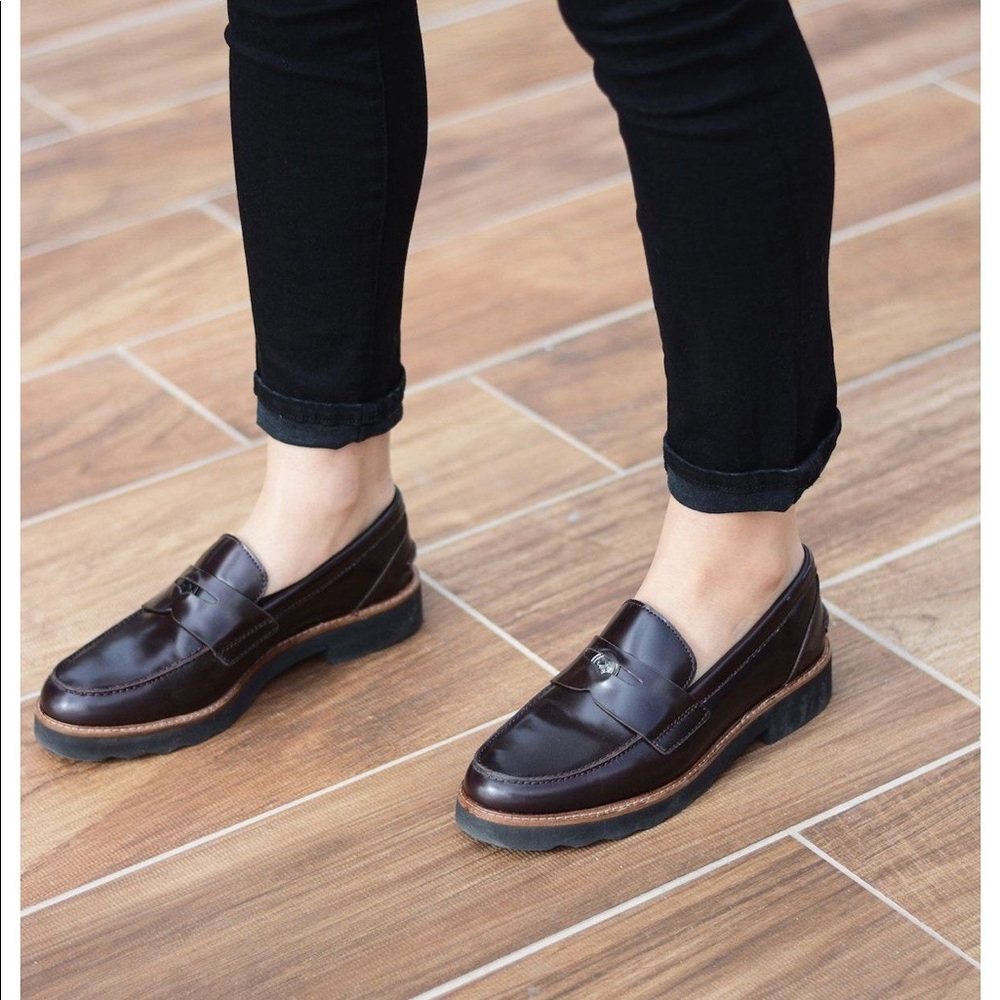 Coach Brown Leather Loafers